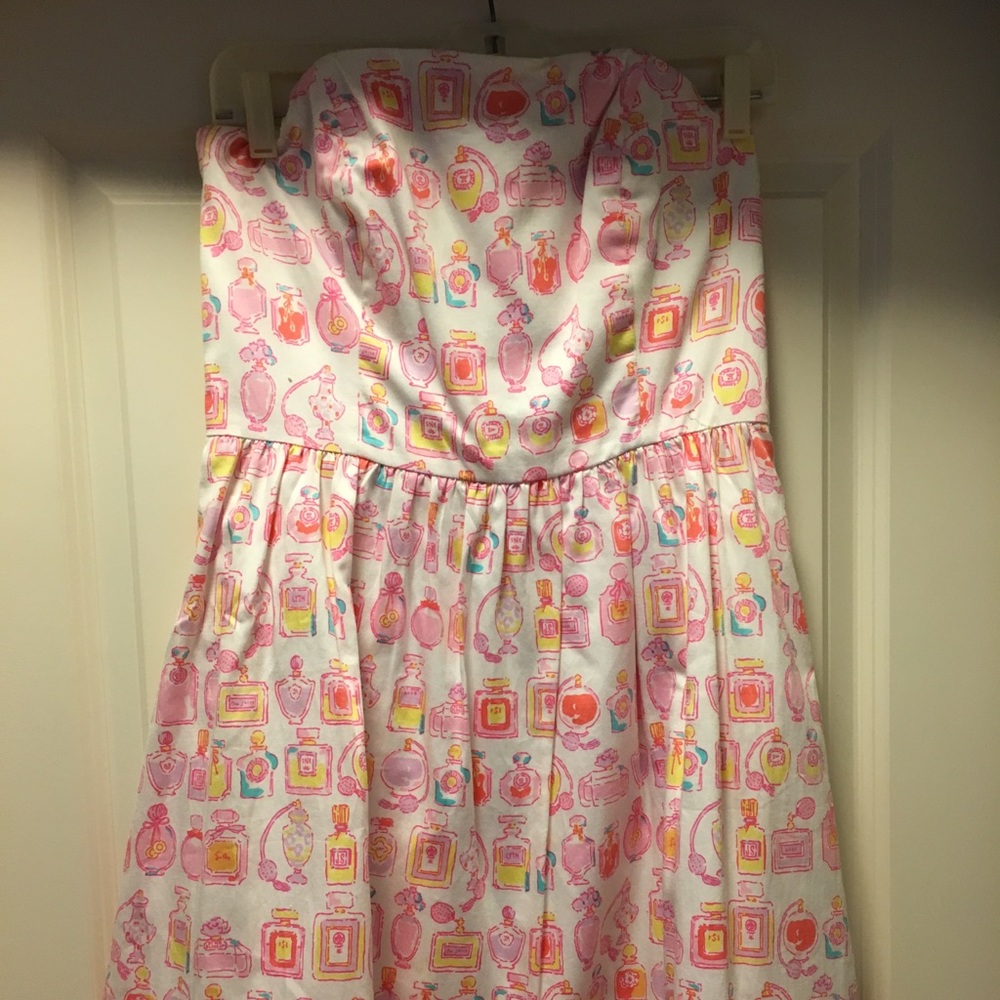 Lilly Pulitzer perfume print dress